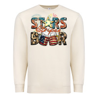 Sandshell Stars stripes beer Premium Sweatshirt - FaDigitalArtStudio