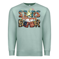 Seafoam Stars stripes beer Premium Sweatshirt - FaDigitalArtStudio