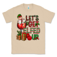 Mushroom Let's Get Elfed Up Christmas Classic Tee - BundleAndBundleShop