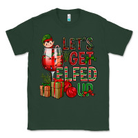 Sports Green Let's Get Elfed Up Christmas Classic Tee - BundleAndBundleShop