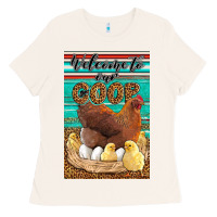Bone Western Welcome To Our Coop Ladies Tee - LillyAllenDesigns