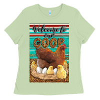 Matcha Western Welcome To Our Coop Ladies Tee - LillyAllenDesigns