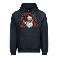 Navy i love a man with beard Urban Hoodie - CowhideDigitalArt