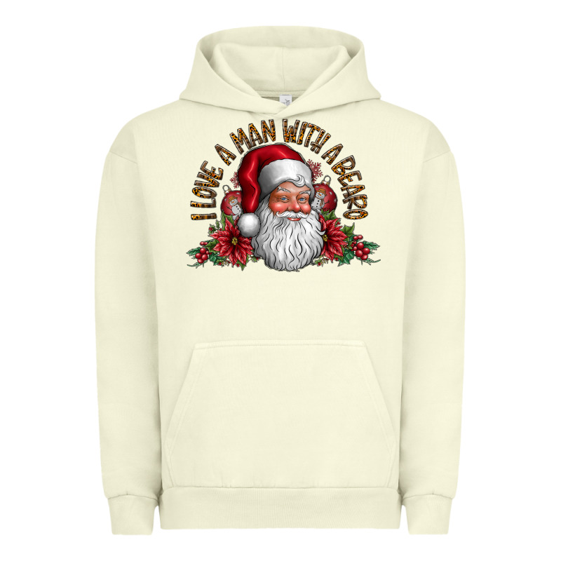 I Love A Man With Beard Urban Hoodie by CowhideDigitalArt | Teevron