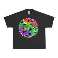 Pigment Black halloween round earrings 4 Urban Heavy Tee - BundleAndBundleShop