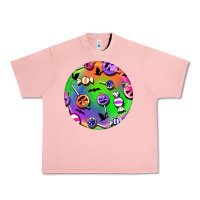 Salmon halloween round earrings 4 Urban Heavy Tee - BundleAndBundleShop