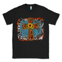 Black western cross Classic Tee - JahusDesignShop