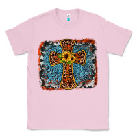Bubblegum Pink western cross Classic Tee - JahusDesignShop