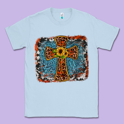 Western Cross Classic Tee Designed By Jahusdesignshop