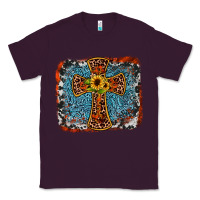 Plum western cross Classic Tee - JahusDesignShop