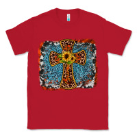 Red western cross Classic Tee - JahusDesignShop