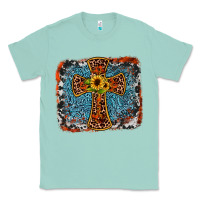 Seafoam western cross Classic Tee - JahusDesignShop