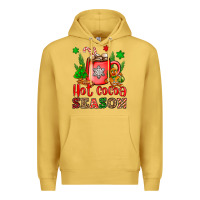 Antique Gold hot cocoa season Premium Hoodie - OliviaCreatesArt