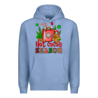 Colony Blue hot cocoa season Premium Hoodie - OliviaCreatesArt