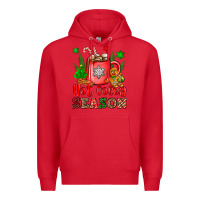Red hot cocoa season Premium Hoodie - OliviaCreatesArt