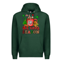 Sports Green hot cocoa season Premium Hoodie - OliviaCreatesArt