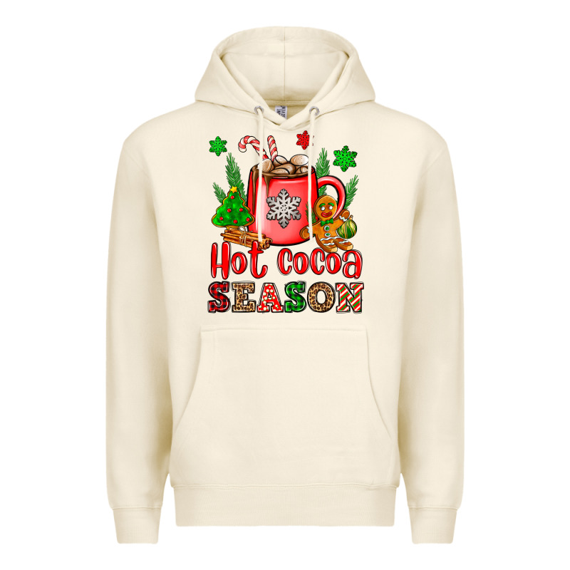 Hot Cocoa Season Premium Hoodie by OliviaCreatesArt | Teevron