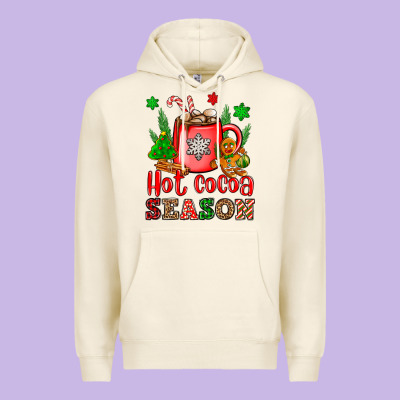 Hot Cocoa Season Premium Hoodie Designed By Oliviacreatesart