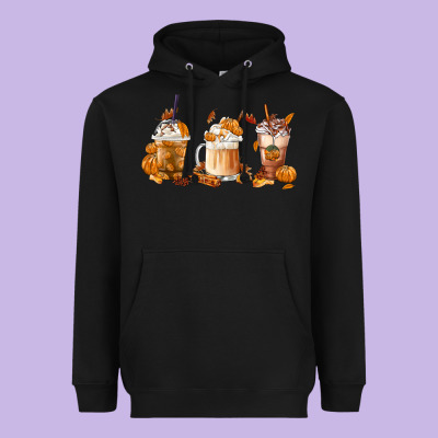 Fall Coffees Heavyweight Hoodie Designed By Fadigitalartstudio