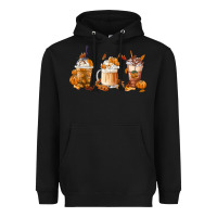 Black Fall Coffees Heavyweight Hoodie - FaDigitalArtStudio