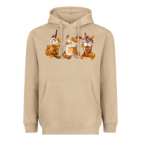 Mushroom Fall Coffees Heavyweight Hoodie - FaDigitalArtStudio