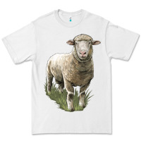 White dorset sheep Premium Tee - LillyAllenDesigns