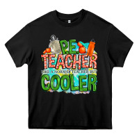 Black pe teacher but cooler Heavy Core Tee - NancyCooperArtShop