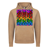 Vintage Coffee Pride lgbtq flowers seamless pattern Vintage Hoodie - BundleAndBundleShop