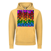 Vintage Mustard Pride lgbtq flowers seamless pattern Vintage Hoodie - BundleAndBundleShop
