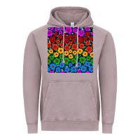 Vintage Zinc Pride lgbtq flowers seamless pattern Vintage Hoodie - BundleAndBundleShop