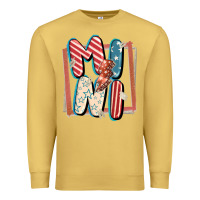 Antique Gold 4th of July mini with lightning bolt Premium Sweatshirt - FaDigitalArtStudio