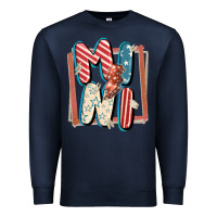 Navy 4th of July mini with lightning bolt Premium Sweatshirt - FaDigitalArtStudio