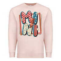 Pale Pink 4th of July mini with lightning bolt Premium Sweatshirt - FaDigitalArtStudio