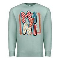 Seafoam 4th of July mini with lightning bolt Premium Sweatshirt - FaDigitalArtStudio