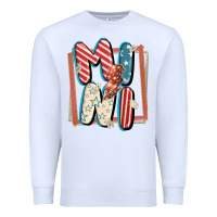 White 4th of July mini with lightning bolt Premium Sweatshirt - FaDigitalArtStudio