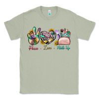Matcha Peace Love Make Up Classic Tee - BundleAndBundleShop