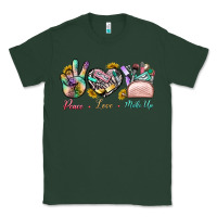 Sports Green Peace Love Make Up Classic Tee - BundleAndBundleShop