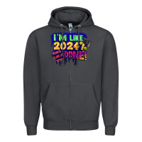 Smoke i'm like 2024 done Zipper Hoodie - CowGirlArtShop