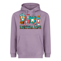 Lavender Dental Life Dentist Coffee Cups Heavyweight Hoodie - FaDigitalArtStudio
