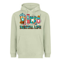 Matcha Dental Life Dentist Coffee Cups Heavyweight Hoodie - FaDigitalArtStudio