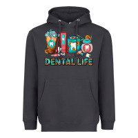 Smoke Dental Life Dentist Coffee Cups Heavyweight Hoodie - FaDigitalArtStudio