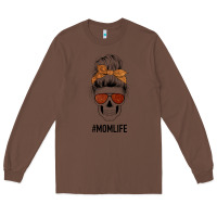 Chestnut Glitter Western Patterned Mom Skull Long Sleeve Tee - Bettercallsaul
