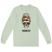 Matcha Glitter Western Patterned Mom Skull Long Sleeve Tee - Bettercallsaul