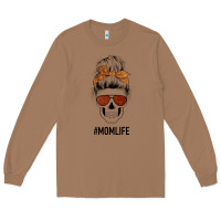 Toasted Coconut Glitter Western Patterned Mom Skull Long Sleeve Tee - Bettercallsaul