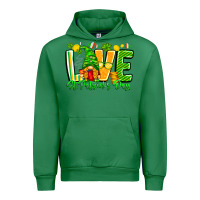 Emerald love st patricks day Urban Hoodie - CowhideDigitalArt