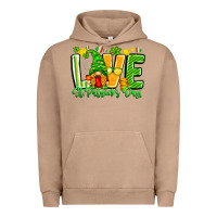 Pigment Burro love st patricks day Urban Hoodie - CowhideDigitalArt