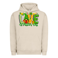 Pigment French Oak love st patricks day Urban Hoodie - CowhideDigitalArt