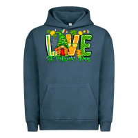 Pigment Midnight Navy love st patricks day Urban Hoodie - CowhideDigitalArt