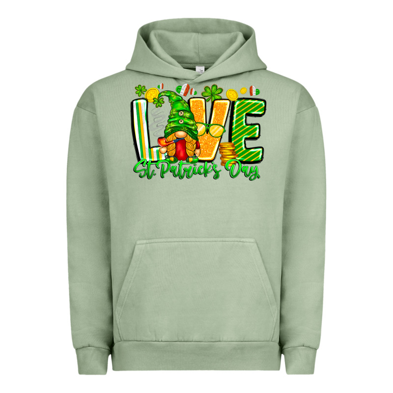 Love St Patricks Day Urban Hoodie by CowhideDigitalArt | Teevron