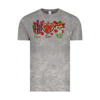 Cloud Rock Peace Love Dia De Los Muertos Vintage Tee - BundleAndBundleShop
